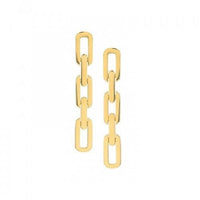 Roberto Coin 18K Yellow Gold Paperclip Drop Earrings