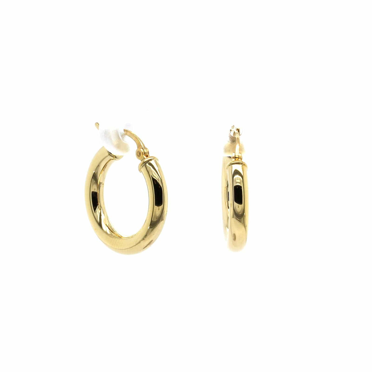 14K Yellow Gold Small Hoop Earrings