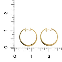14K Yellow Gold Hoop Earrings