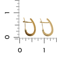 14K Yellow Gold Huggie Earrings
