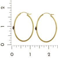 Armenta 18K Yellow Gold Black Sapphire Hoop Earrings