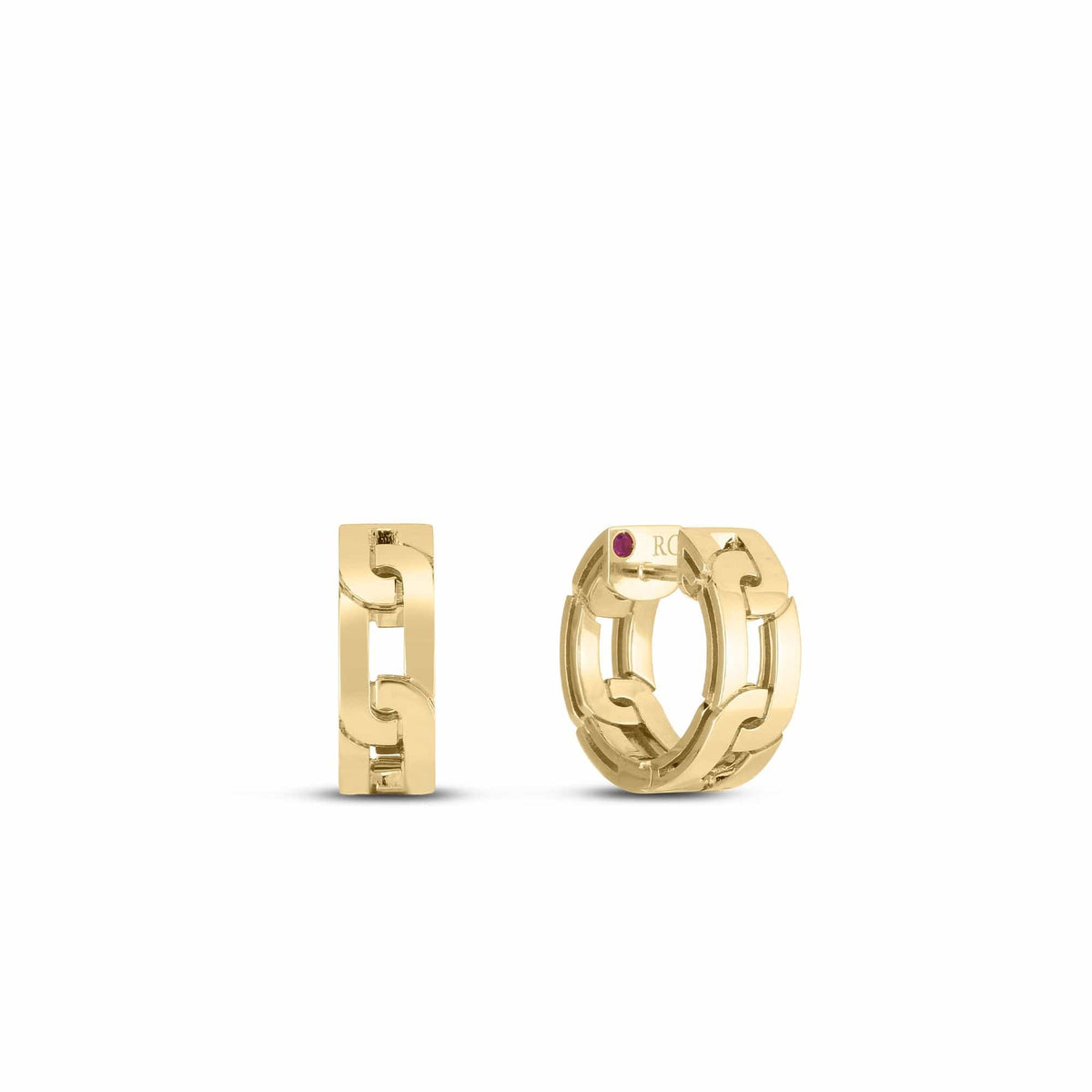 Roberto Coin 18K Yellow Gold Huggie Earrings