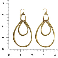 10K Yellow Gold Spider Multi Drop Hoop Earrings, 10k yellow gold, Long's Jewelers