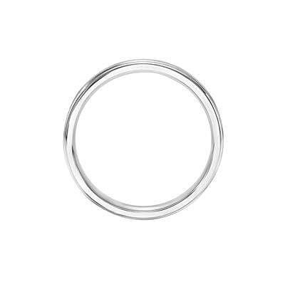 Platinum Polish Edges Satin Center Band