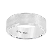Tungsten Band with Satin Finish Center Polished Edges