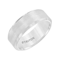 Tungsten Band with Satin Finish Center Polished Edges