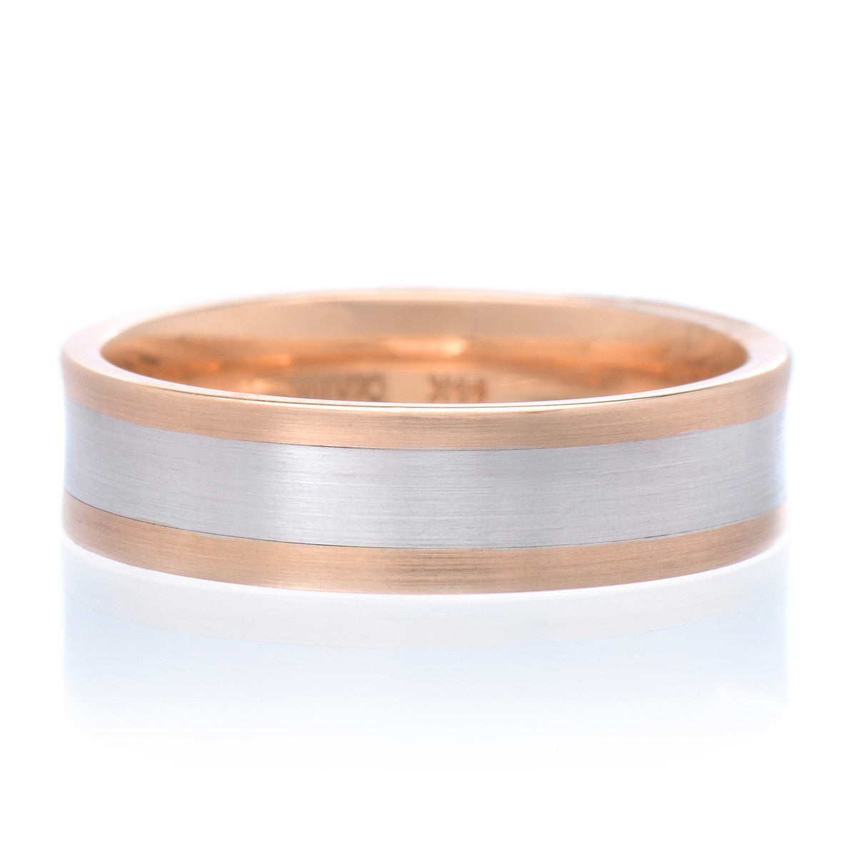 Men's 14K Two-tone Band 6mm