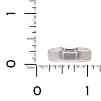 Satin Finish Center with High Polished Edge Band