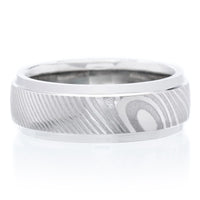 Stainless Steel 7mm Band with Stepped Sides 