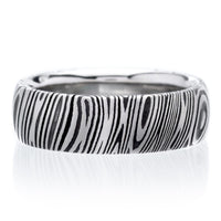 Stainless Steel 7mm Band with Black Oxide Finish 