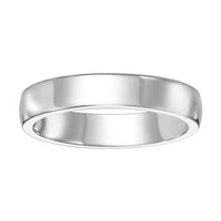 14K White Gold High Polished Band