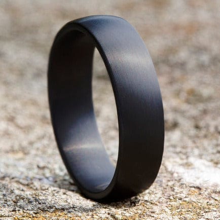 Tantalum Domed Band with Satin Finish