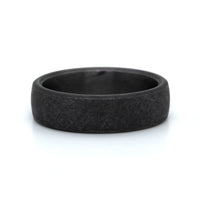 Grey Tantalum European Comfort-Fit Band with A Swirl Finish