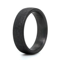 Grey Tantalum European Comfort-Fit Band with A Swirl Finish