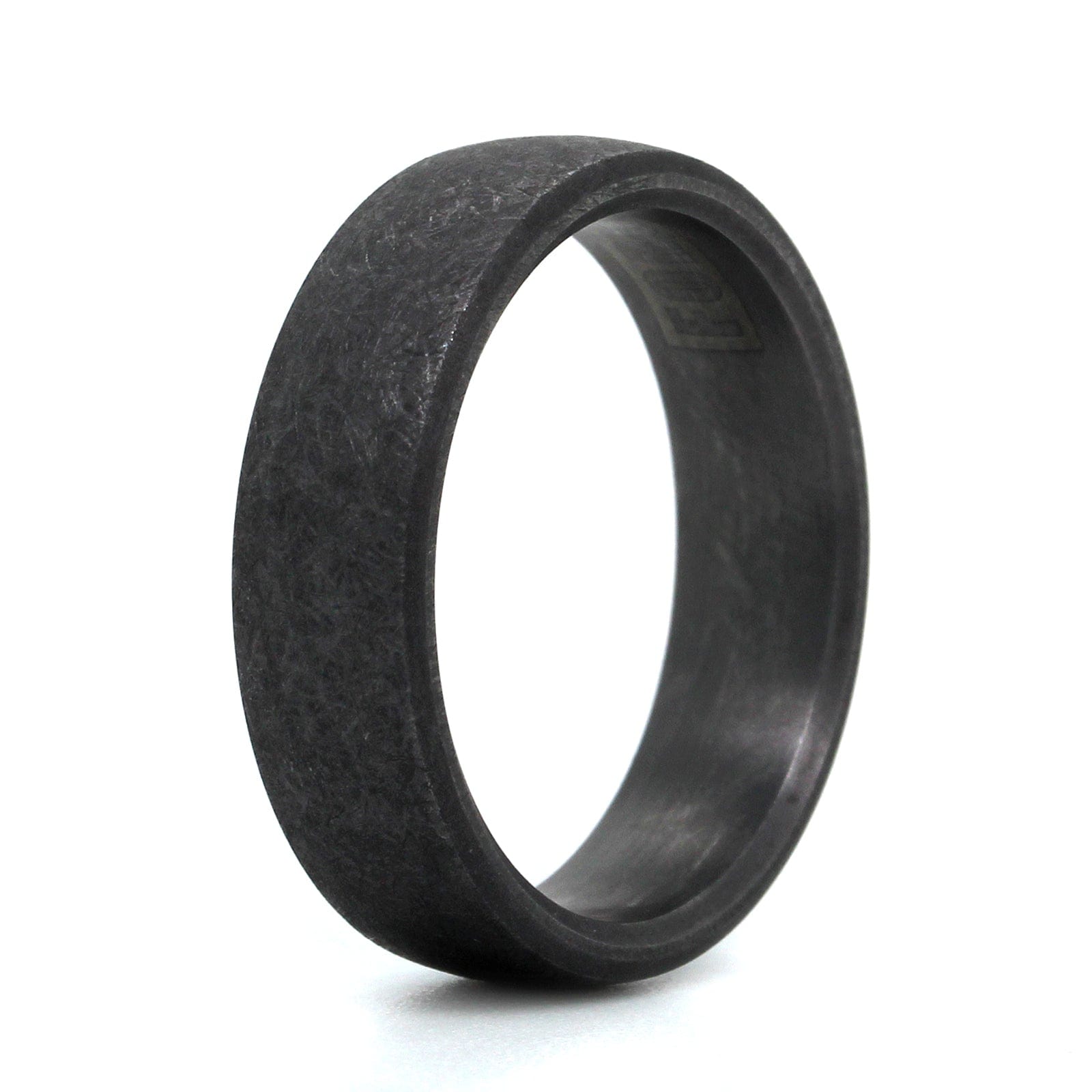 Grey Tantalum European Comfort-Fit Band with A Swirl Finish