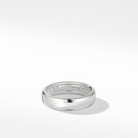 DY Classic Band Ring in 18K White Gold