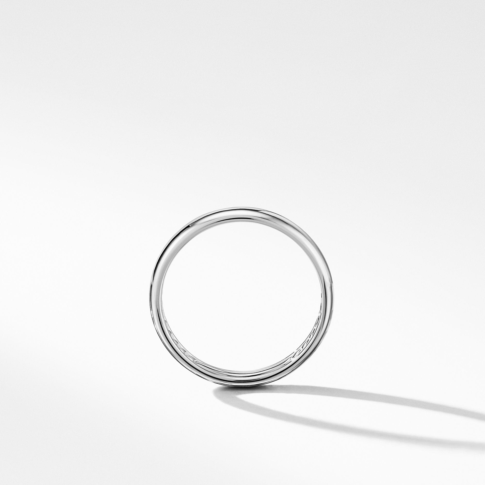 DY Classic Band Ring in 18K White Gold, 3.5mm