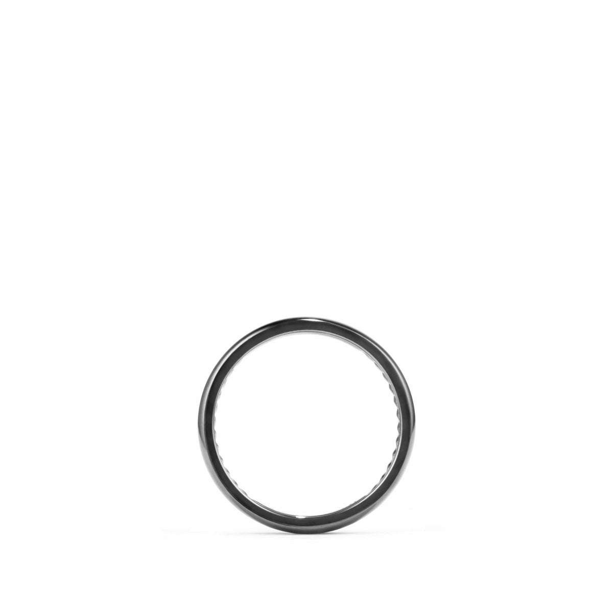 DY Classic Band Ring in Black Titanium
