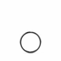 DY Classic Band Ring in Black Titanium