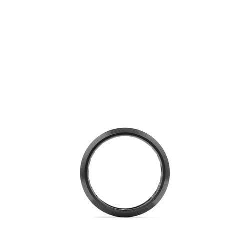 Beveled Band in Black Titanium