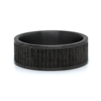 Tantalum Band Wood Split Wedding Ring