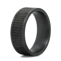 Tantalum Band Wood Split Wedding Ring