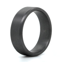 Tantalum Satin Finish Beveled Edge Wedding Ring