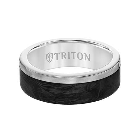 Titanium Band with Carbon Fiber Edge
