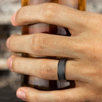 Dark Tantalum Wedding Ring