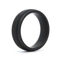 Dark Tantalum Love Knot Triangle Band