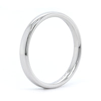 14K White Gold Polished Band