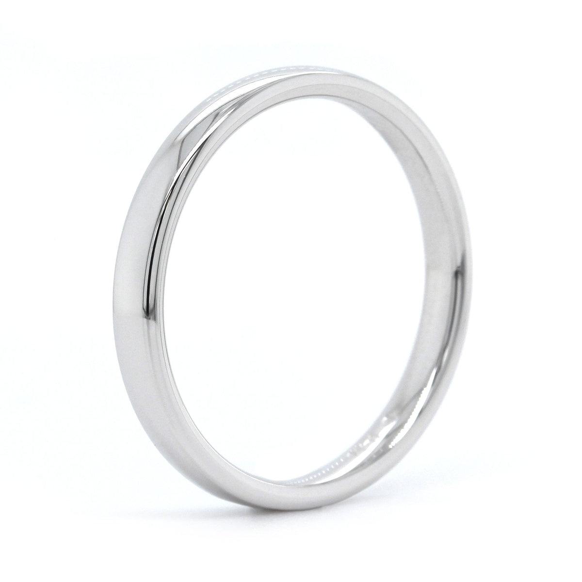 14K White Gold Polished Band