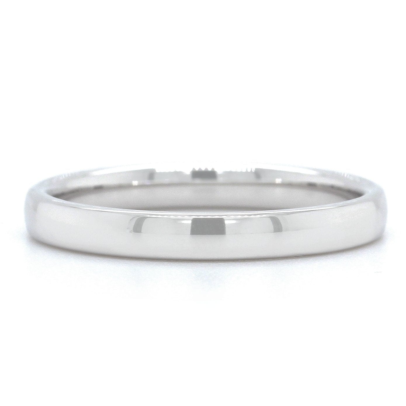 14K White Gold Polished Band