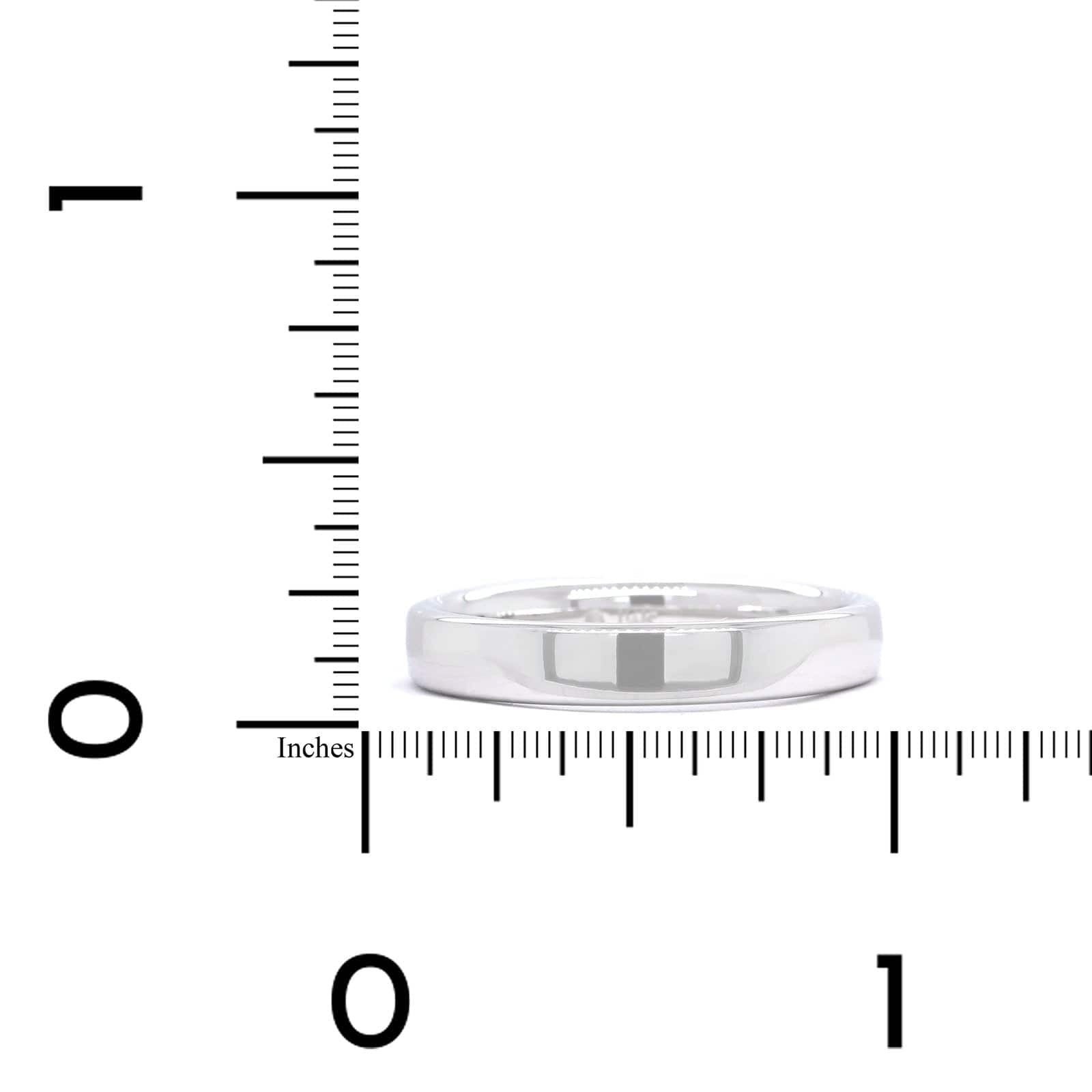14K White Gold Polished Band