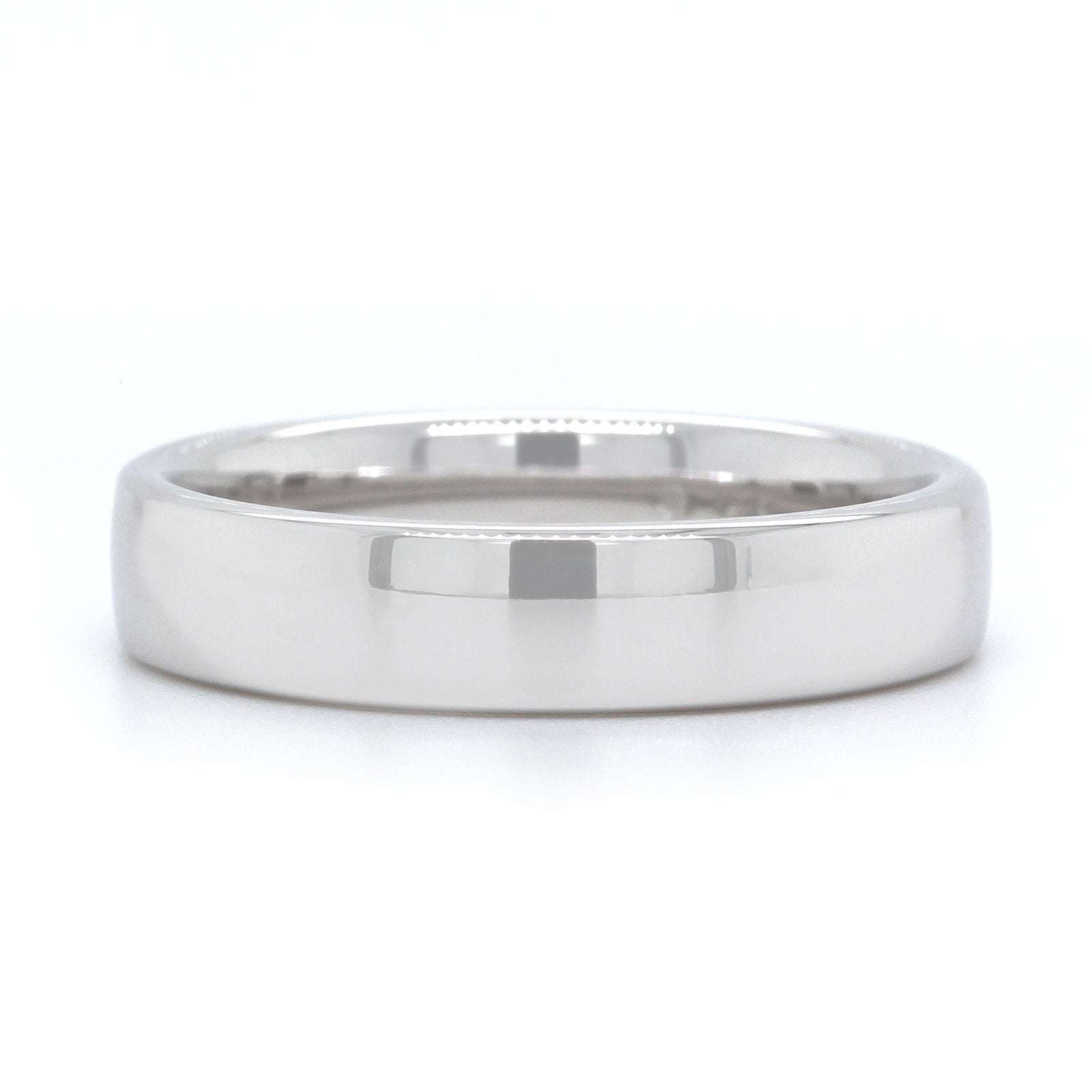 14K White Gold Polished Band