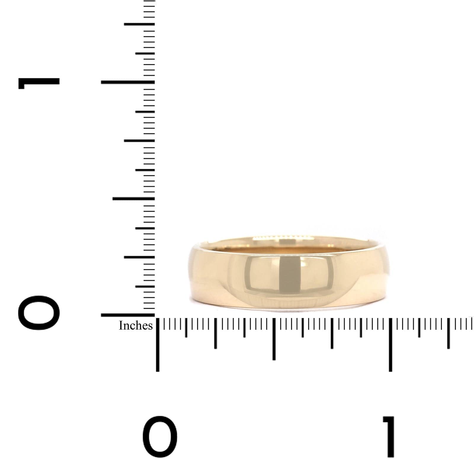 14K Yellow Gold Polished Band