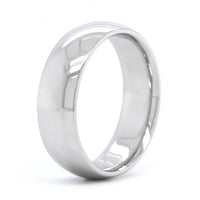 14K White Gold Polished Band