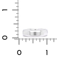 14K White Gold Polished with Beveled Edge Band