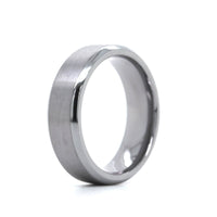 Grey Tantalum Band with Brushed Center