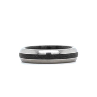 Titanium Carbon Fiber Center Polish Edge Band