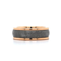 Tungsten and Rose Gold with Meteor Band
