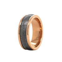 Tungsten and Rose Gold with Meteor Band