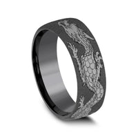 Tantalum Dragon Design Band, Tantalum, Long's Jewelers