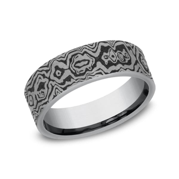 Tamascus Sword Pattern Band, Tamascus, Long's Jewelers