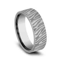 Tamascus Tiger Stripe Pattern Band, Tamascus, Long's Jewelers