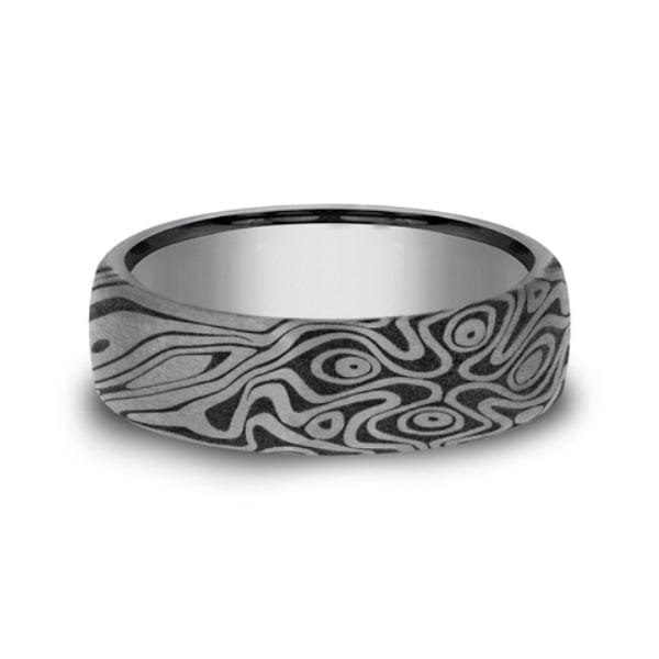 Tamascus Birds Eye Pattern Band, Tamascus, Long's Jewelers