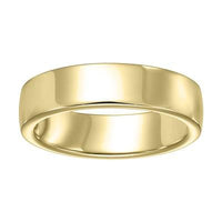 14K Yellow Gold High Polish Band, Long's Jewelers