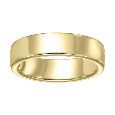 14K Yellow Gold High Polish Band, Long's Jewelers