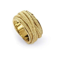 Cairo 18K Yellow Gold 7 Row Ring