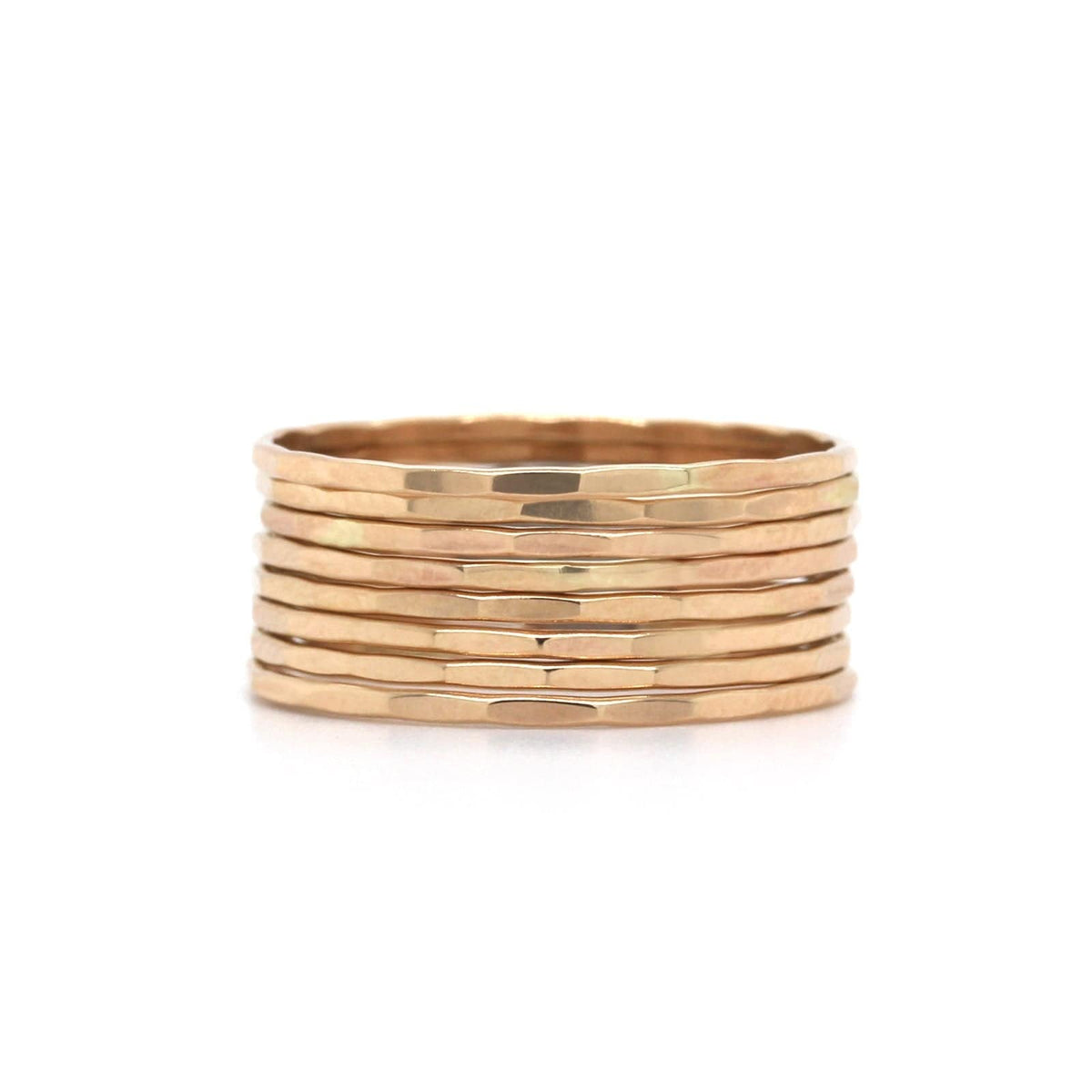 Gold Stackinf Rong's 14K Yellow Gold Stacking Rings – Long's Jewelers